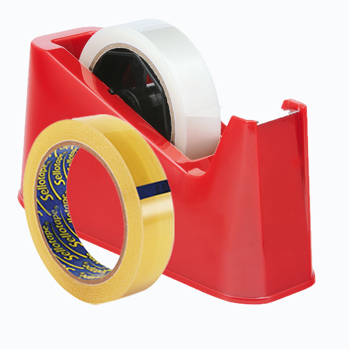 Heavy Duty Tape Dispenser Desktop Office Sellotape free Cellotape Roll