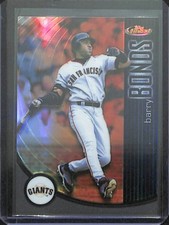 2001 Topps Finest Refractor #30 Barry Bonds No 96 of 399