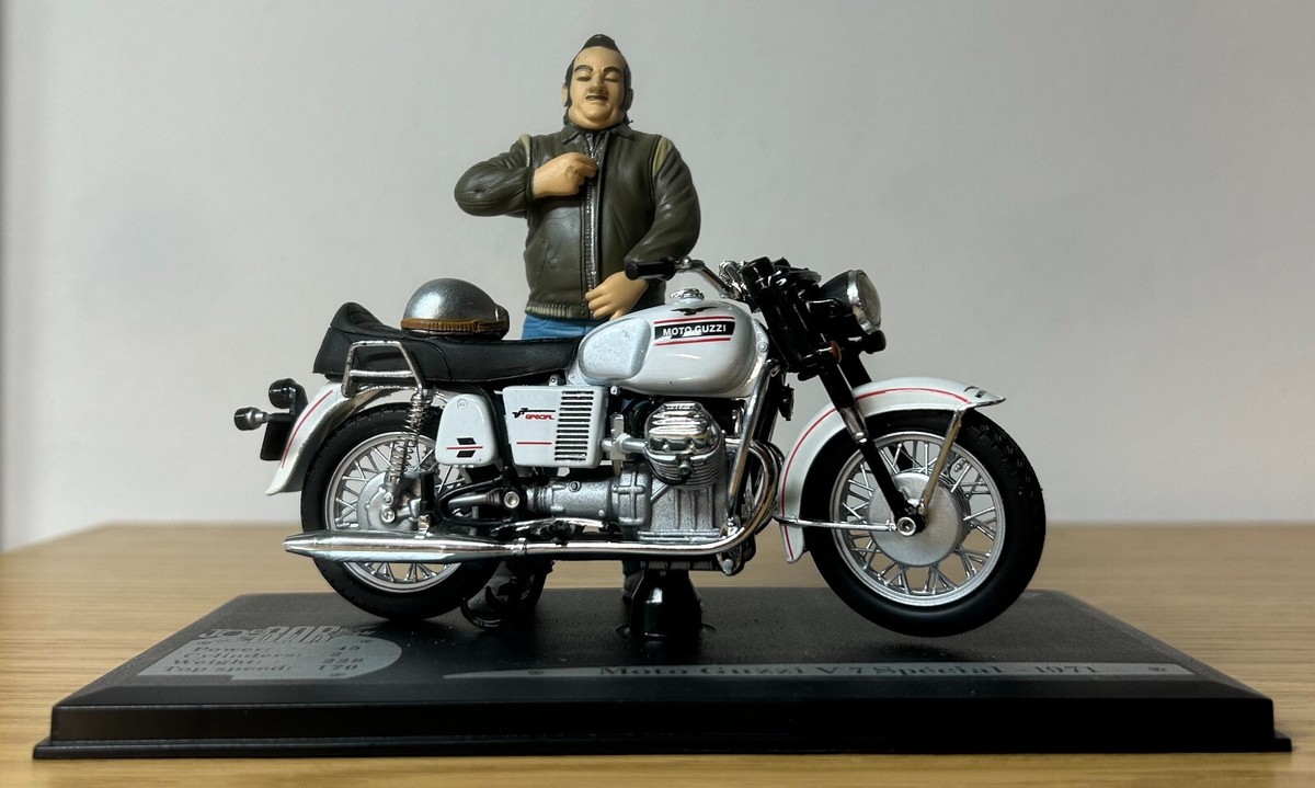 ミニカー JOE BAR TEAM Collection MOTO GUZZI Moto Guzzi V7 750 de 1969 figurine - Joe Bar - Pewter