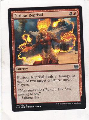Magic: MTG: Kaladesh: Foil: Furious Reprisal | eBay