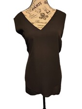 KAREN KANE black blouse- size L