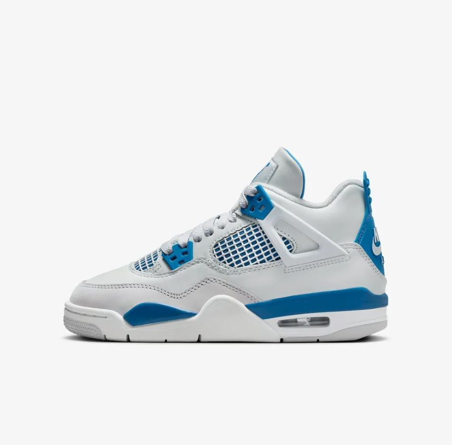 2024 Nike Air Jordan 4 Retro GS Industrial Blue White HF4281-141 