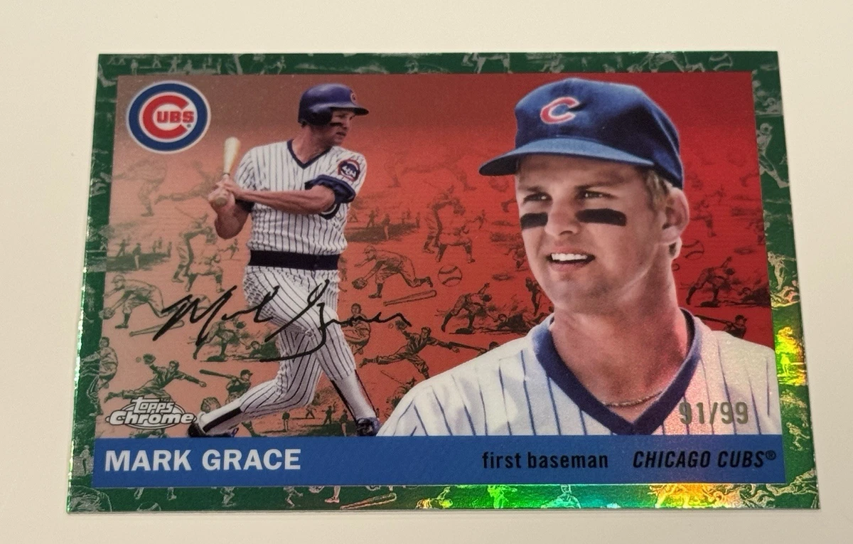 Mark Grace Baseball Serial Numbered Sports Trading Cards 