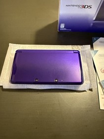 Nintendo 3DS Midnight Purple Handheld New In Open Box
