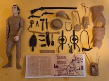 Custom Daniel Boone 28 Accessories Manual copy Marx West Mountain Man Repro