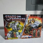 Transformers X GI Joe Autobot Kup Triple T W/ Sgt Slaughter & Leatherneck Hasbro