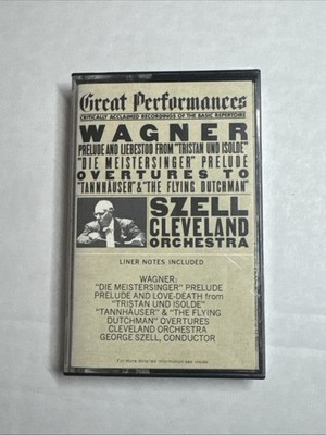 Great Performances Cleveland Orchestra Conducted by Szell Wagner CASSETTE