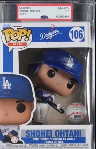 Shohei Ohtani "Los Angeles Dodgers" MLB 106 Funko Pop! PSA 8.5 NM-MINT+