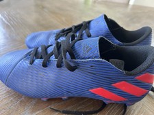 Adidas Junior Nemeziz Messi 19.4 Soccer Cleats Blue Red Size 6.5