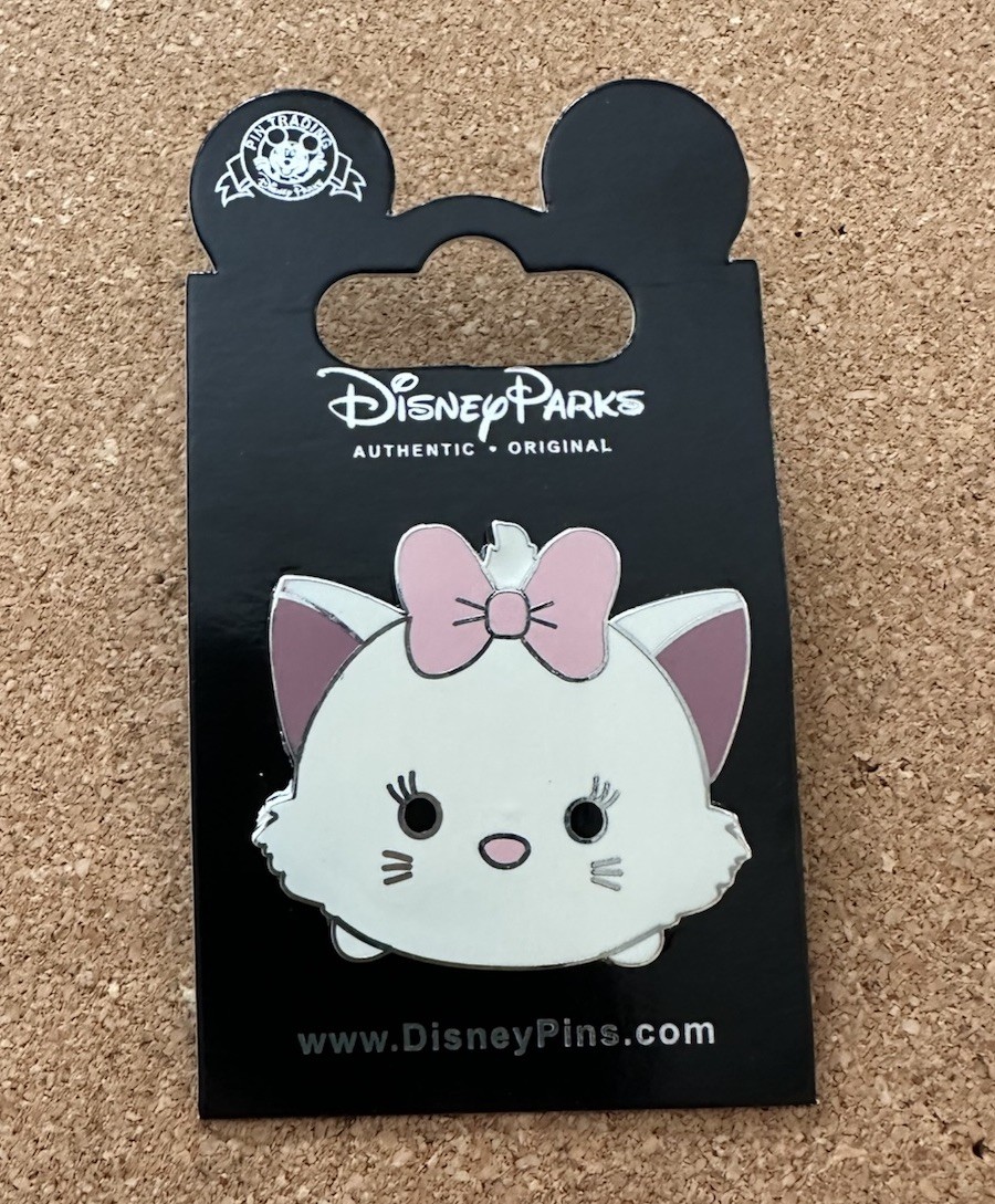 NEW Disney Marie Aristocats Cat Tsum Tsum Disneyland Paris Pin