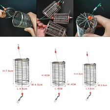 5 pièces/ensemble carpe appâts de pêche piège Cage mangeoire porte-panier