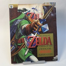 Zelda Ocarina Of Time Official Nintendo Player’s Guide N64 1998 Hyrule Map READ