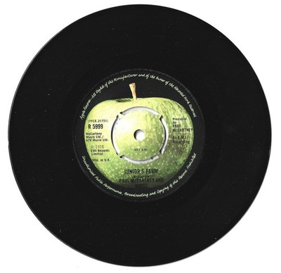 PAUL MCCARTNEY WINGS Junior's Farm / Sally G  1974 UK Vinyl, 7''  RARE PYE PRESS