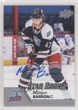 2020-21 Upper Deck AHL Star Rookies Auto Morgan Barron #187 Auto 00rh