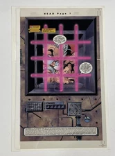 Wolverines 1 Color Separation Films 3M Comic Cover Production Art Transparency