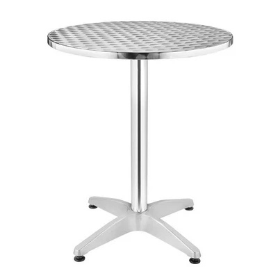Bolero Runder Bistrotisch Edelstahl, 1 Bein 80Cm - Bild 1 von 4