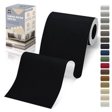 OAZ 4 x 79 inch Canvas Repair Patches Canvas-4" x 79", Black