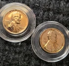 PROOF 1957 P & 1958 Lincoln Wheat Cent Red RD Choice Gem Proof/Tone