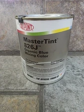 1 U.S. Quart Dupont Cromax Axalta MasterTint 826J Organic Blue Mixing Color