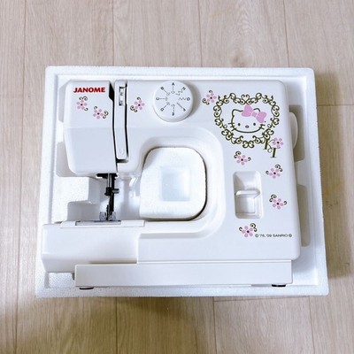 NEW JANOME KT-35 Sanrio Hello Kitty Sewing Machine Compact 100VAC NEW JANOME KT-35 Sanrio Hello Kitty Sewing Machine Compact 100VAC