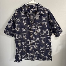 Croft & Barrow Men's Short Sleeve Button-Up Shirt Size L