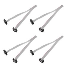 4 Pcs Flat Ribbon Cable, 2mm Pitch 6mm Width 20cm Long 6 Pin FC to FC