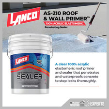 AS-210 5 Gal. 100 Acrylic Clear Roof Primer and Sealer