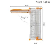 Fiskars Personal Paper Trimmer, 7 Sheets, 12" Cut Length