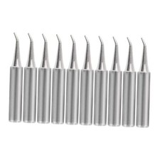 10PCS 900M-T-IS Soldering Iron Tips Replacement Solder Welding Tips Kit Silver