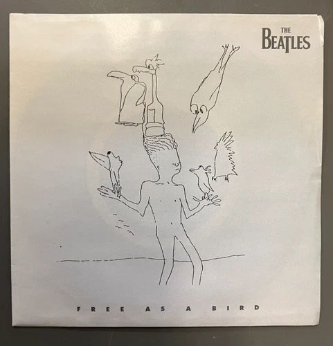 The Beatles Free As A Bird 45 RPM Vinyl Picture Sleeve !