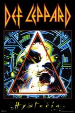Def Leppard Hysteria Album Cover 80s Heavy Metal Band Poster 16x24