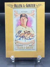 2021 Topps Allen & Ginter's - Framed Mini Autographs Brent Rooker #FMA-BR 