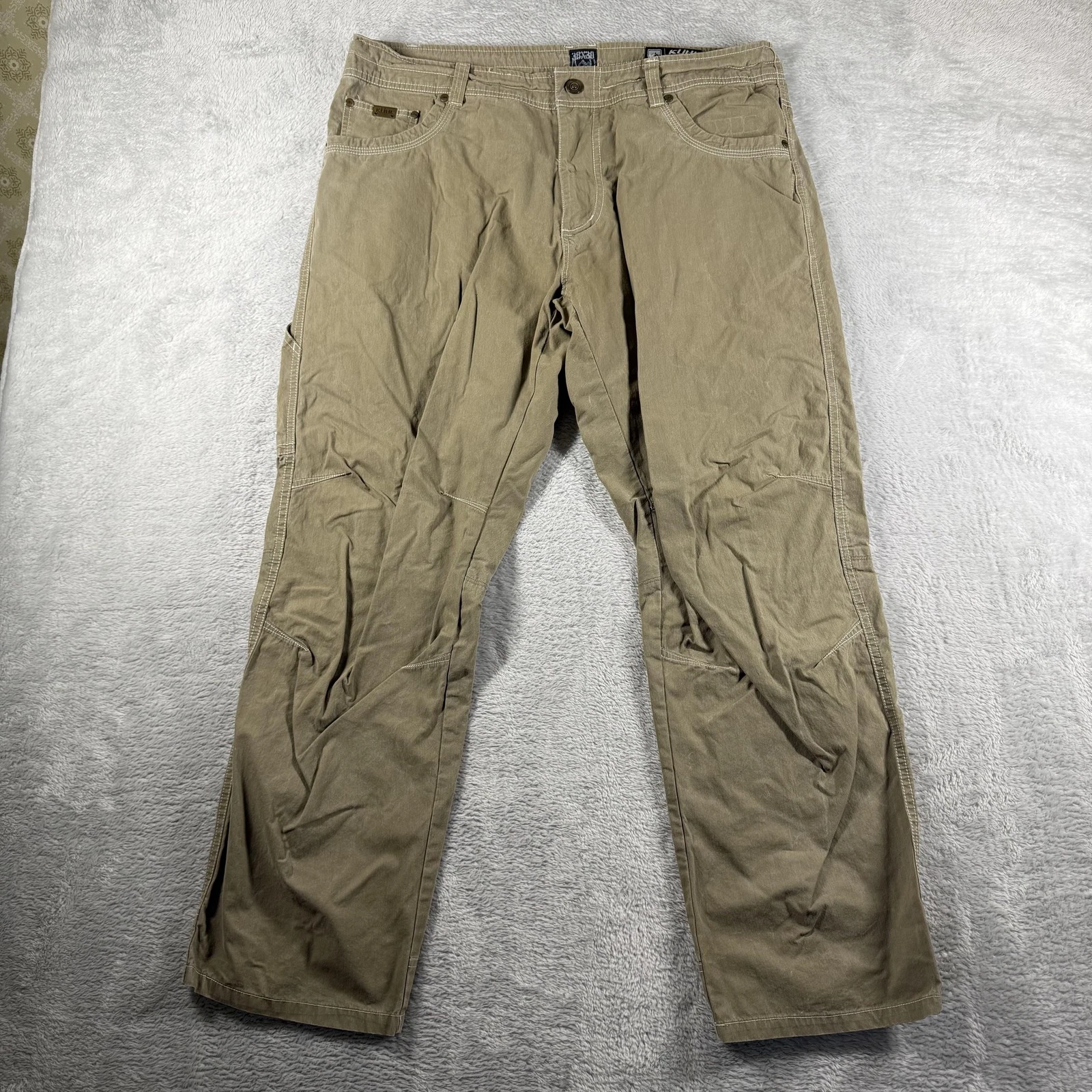 Kuhl Pants Mens 38x30 Brown Revolvr Canvas Hiking Outdoor Workwear Utility
Opens in a new window or 