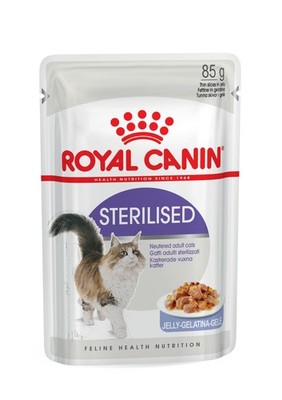 Sterilised In Jelly Adult Wet Cat Food, 85g - SINGLE POUCH
