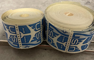 U S Stamps Scott C52 seven cent airmail coils approx 900 items MNH cv 1800.00