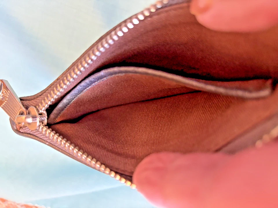 Vintage Ralph Lauren BLACK Change Purse 61/2" X 4 Gently Used - Image 2 of 3