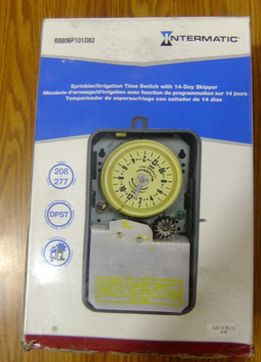 Intermatic  R8806P101D82 Automatic Sprinkler Timer Controller, 208/277V