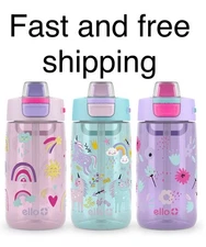 Ello Kids Water Bottle Colby 14-oz. Tritan Plastic , 3-Packs Dreamland Theme
