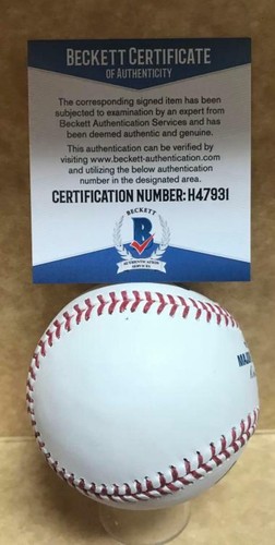 JOSE PERAZA CINCINNATI REDS SIGNED AUTOGRAPHED M.L. BASEBALL BECKETT H47931 - Picture 2 of 3