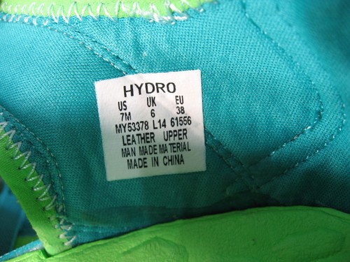 NUEVAS SANDALIAS MERRELL BIG KIDS Hydro Hiker con correa impermeable EE. UU. 7/UE 38 turcas/verdes - Imagen 9 de 12