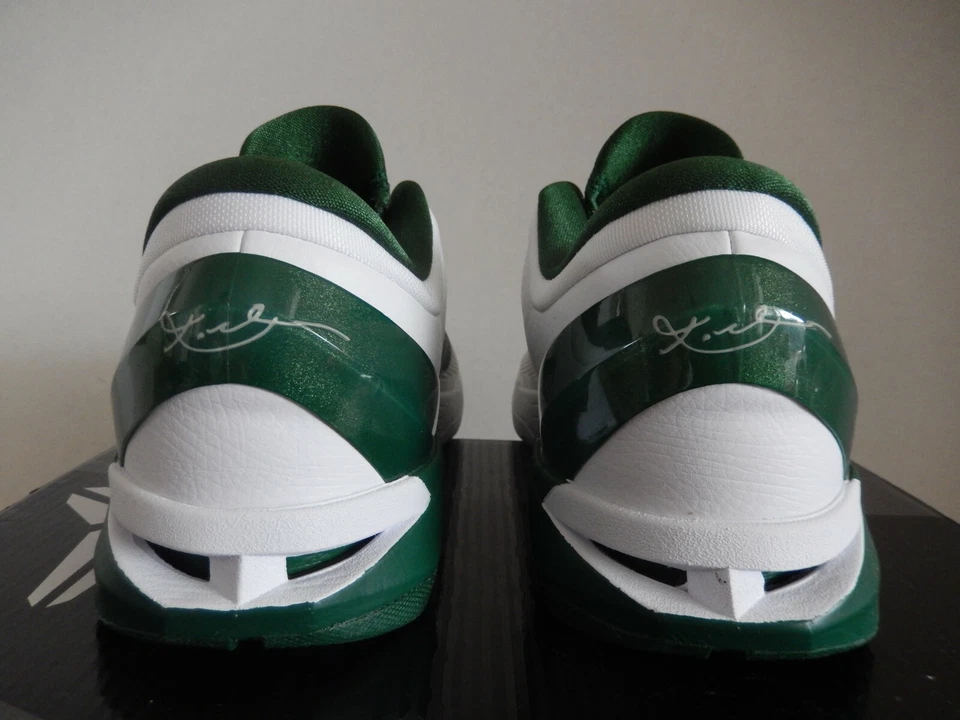 NIKE ZOOM KOBE VII 7 SYSTEM TB BLANCO-VERDE GARGANTA TALLA 11.5 [517359-109] Foto 4 de 4