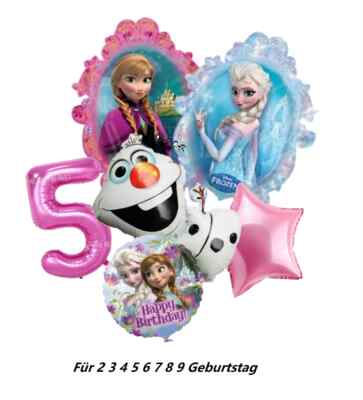 Eiskönigin Folienballons Frozen Anna Elsa Olaf Für 1-9 Mädchen Geburtstag Party