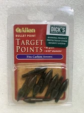 9-Pack Allen Bullet Point Target Points 85 Grain, 9/32” 1468