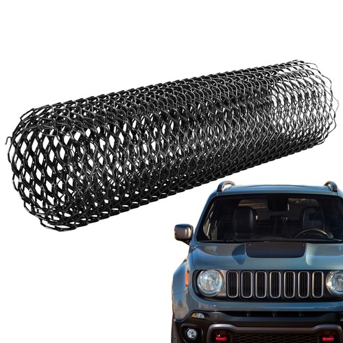Universal Car Grill Mesh Aluminum Alloy Auto Grille Insert Bumper Rhombic Hole