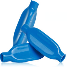 3 Blue Soft Roll Pen Pencil Write Grips Proof Slide On Easy Grip Mobility Aid
