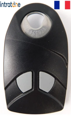 INTRATONE - HTEL3-00 - 09-0101 - TELECOMMANDE PORTAIL / GARAGE 2 CANAUX 868 Mhz