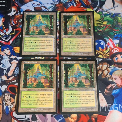 4× MTG Elfhame Palace   Magic the Gathering Invasion OG Karte Playset