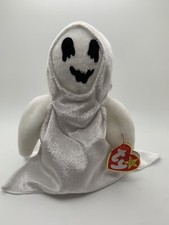 Original TY Beanie Babies Sheets the Ghost 1999 Halloween Stuffed Plush Vintage
