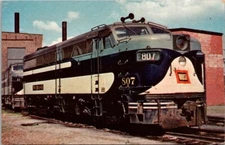 Postcard A 145, Wabash 807, Decatur, Illinois