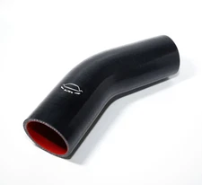 4-Ply Reinforced  2" ID 45 Degree Elbow Silicone Hose Coupler black